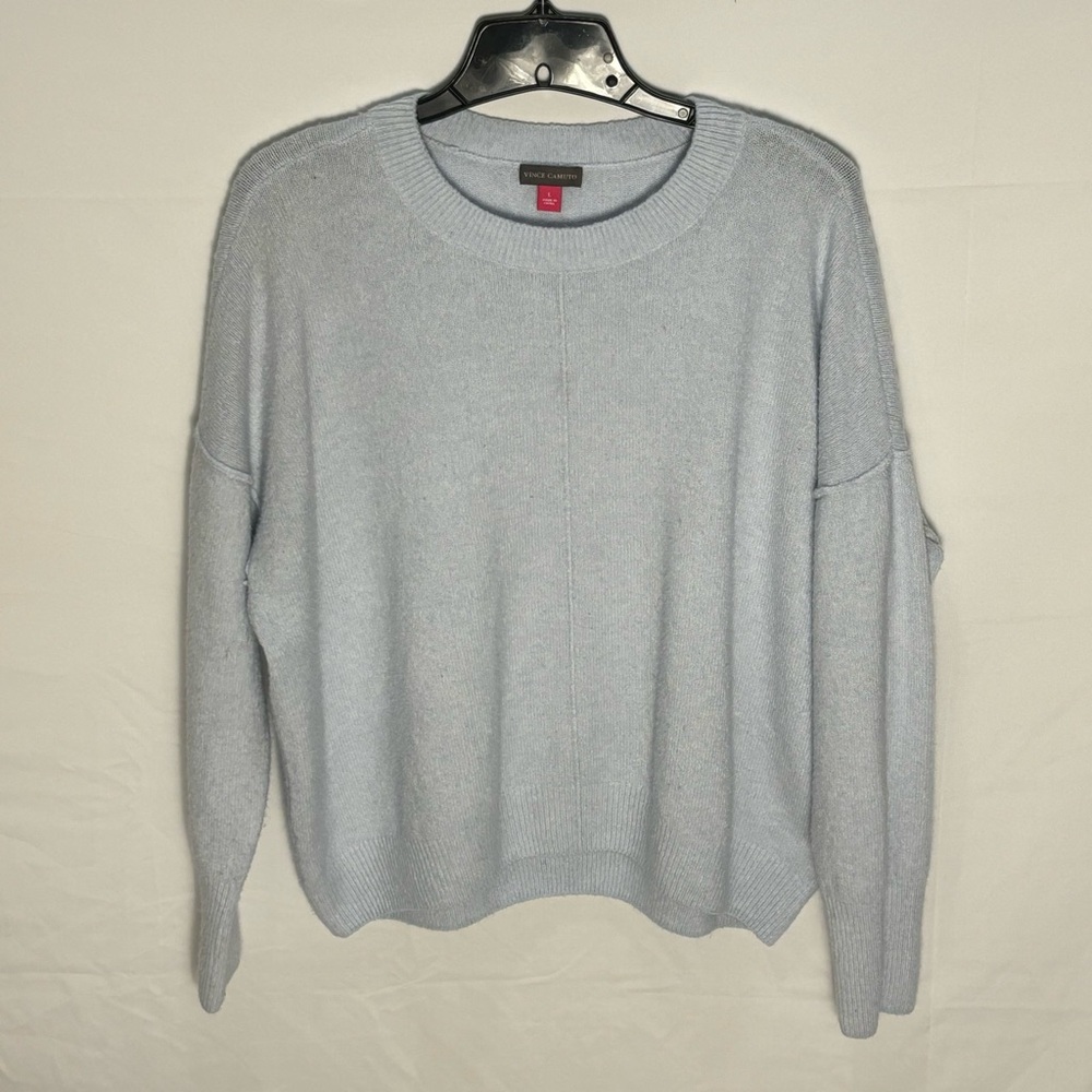 Blue Knit Sweater Vince Camuto